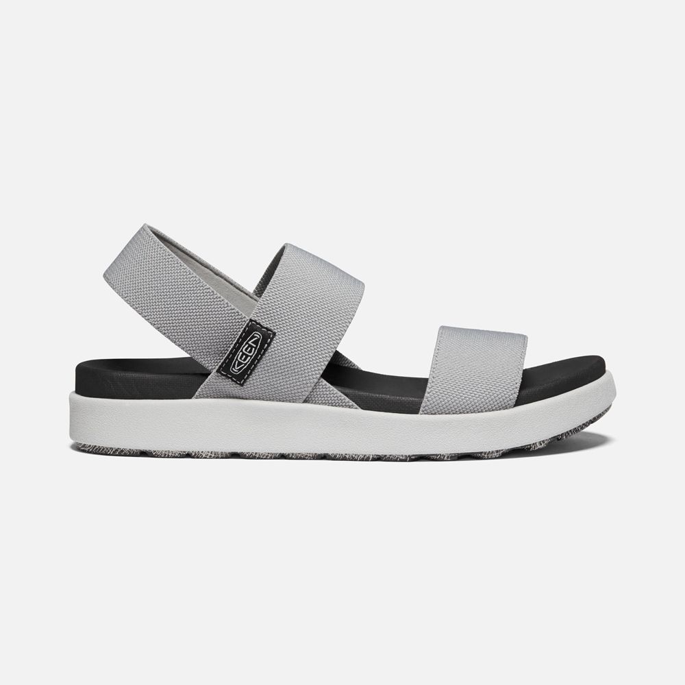 Keen Plaj Sandalet Kadın Gri - Elle Backstrap - Türkiye DXOA16452